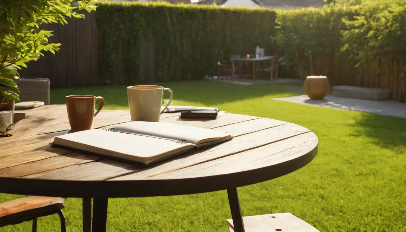 Homeowner reviewing a patio plan across the New Stanton area